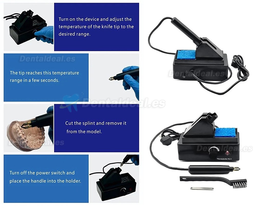 TK-1 Cuchillo T&eacute;rmico Dental El&eacute;ctrico para Corte y Grabado Termopl&aacute;stico Ortod&oacute;ntico